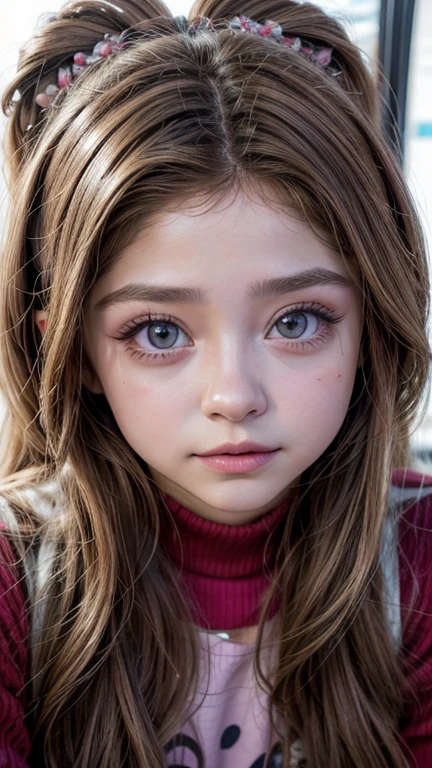 Karol Sevilla, Imagen ultrarealista de alta calidad de una adolesente. En una maquina del tiempo,