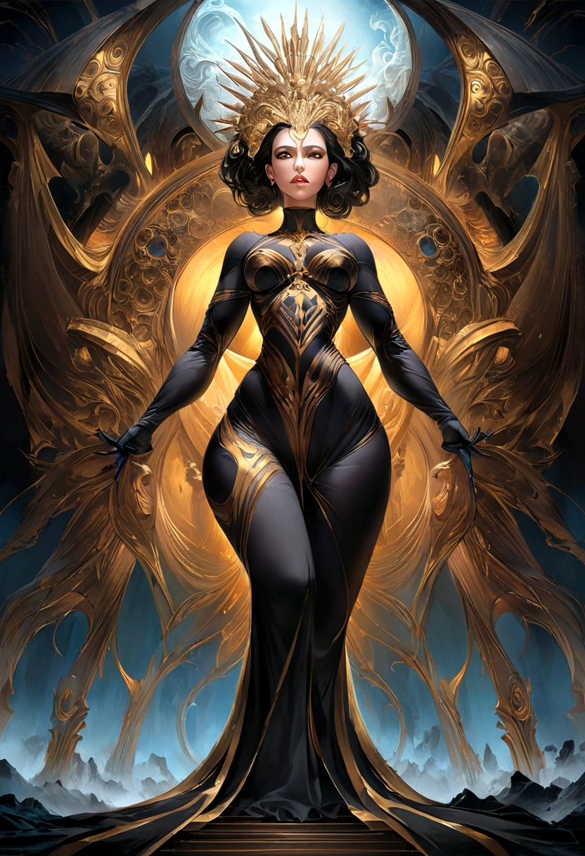 
lua preta ao fundo She cried, as the corners of her lips turned Elza frozen Goku  + Naruto sexy eye tatuagem asas up in a melancholic smile, breathtaking beauty, curly-black-haired, gold eyed, elegant, hair blue água the most beautiful image ever seen, by artgerm and greg rutkowski, highly detailed, dynamic lighting, sf, intricate artwork masterpiece, ominous, matte painting movie poster, golden ratio, trending on cgsociety, intricate, epic, trending on artstation, by artgerm, h. r. giger and beksinski, highly detailed, vibrant, production cinematic character render, ultra high quality model