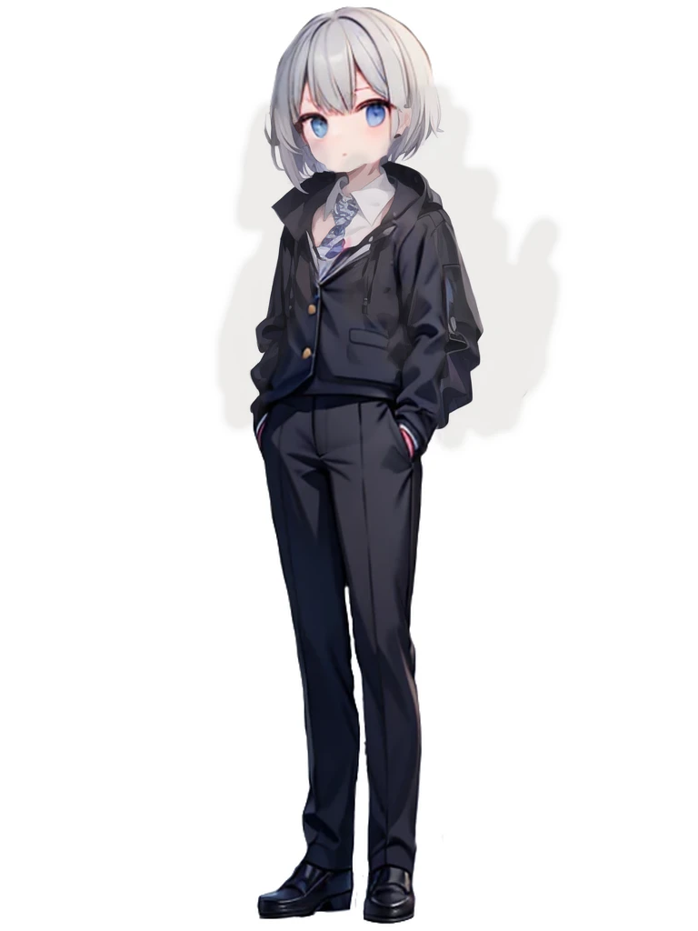 With short hair