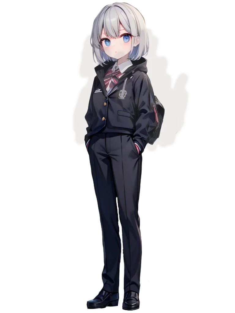 With short hair