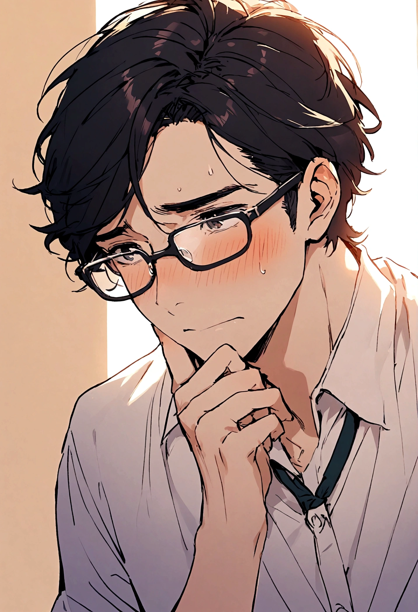 Male, Nerdy, Shy, Glasses