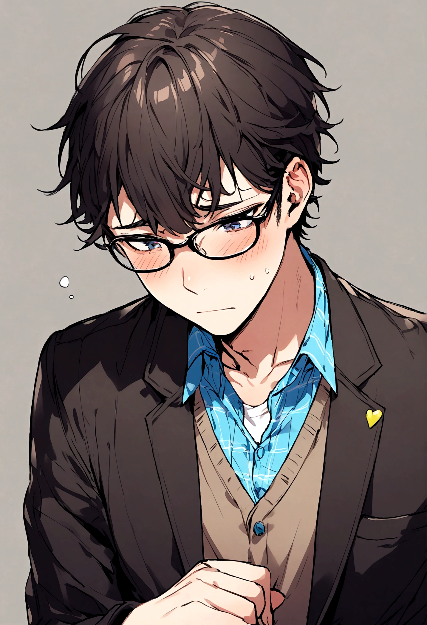 Young, Male, Nerdy, Shy, Glasses