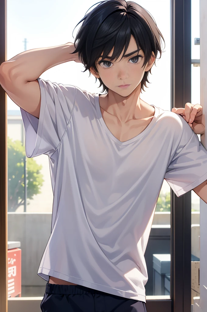 cool,,,,Refreshing athletic guy,,,charm,Action,Vibrancy,Japanese High School Student,Celebrity style,clavicle,thin limbs,,Male Focus,Buddy,,Gentle Breeze,Dust,Natural light,Big white t-shirt,,,,boy,After club activities,,anime,He was handsome.,It was cool,,,Becoming young,Become cute, actor style,main character,,