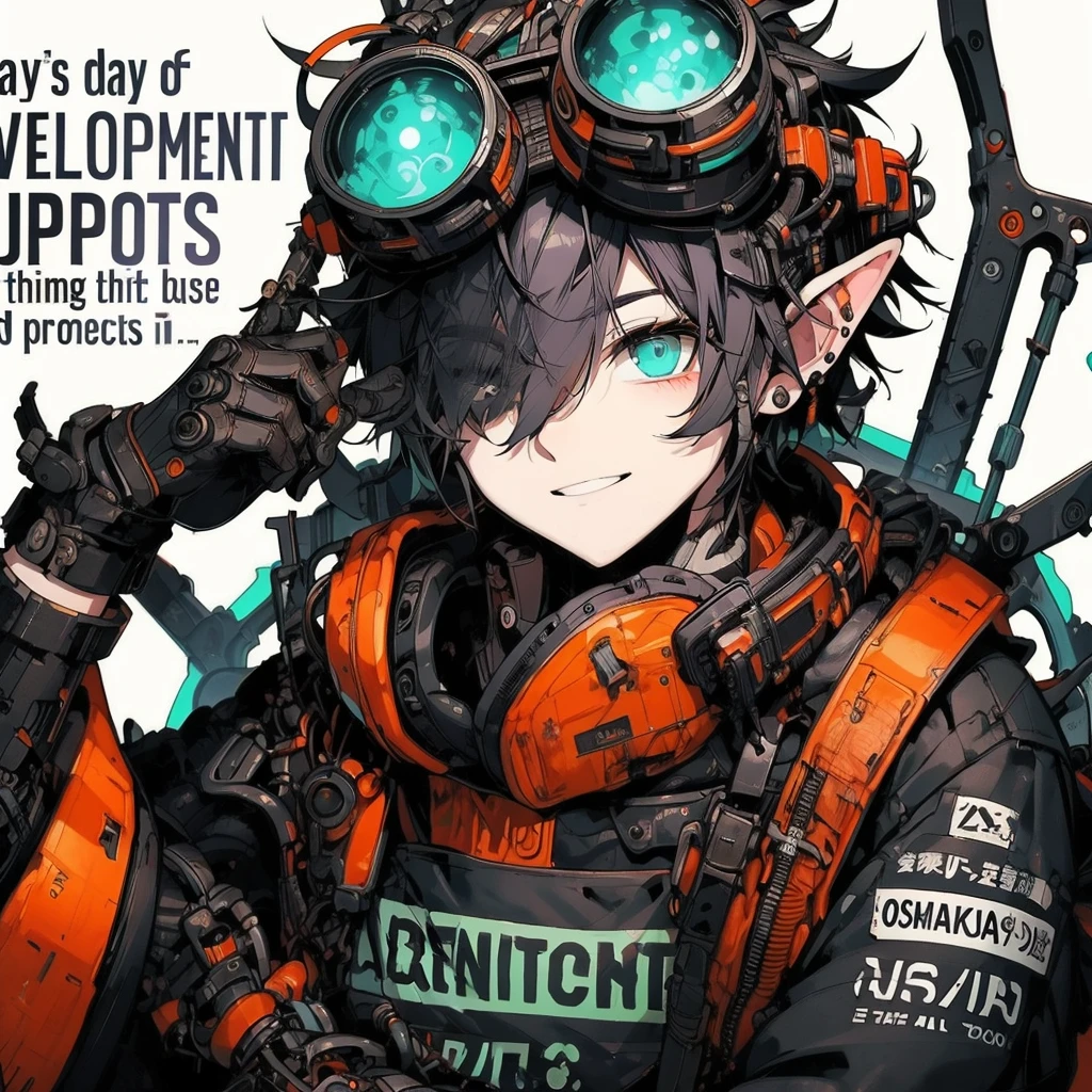 redraw this suit in high quality, detailed photo style on a white background,ouka_niji 5 girl beautiful inspired charlie bowater character cyberpunk- desenho no estilo de Mike Deotado, Androgynous niji 6 , man crazy smile, jacket, red, purple, orange, , holding a neon black e blue, cube sticking --ar 9:16 --v 6.0, Ouka_Niji 5, bolt blue 