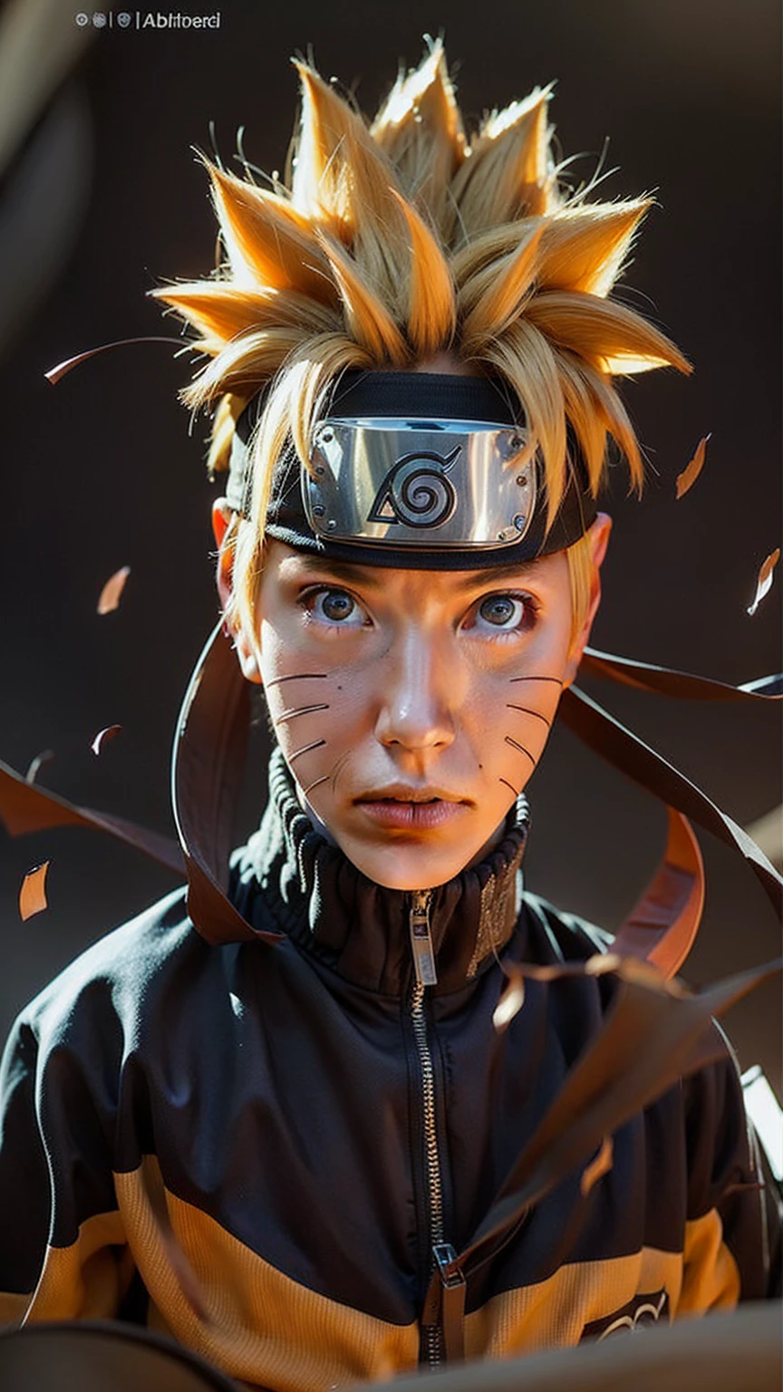 Naruto Uzumaki, Extremely Realistic Photography, 20 year old teenager