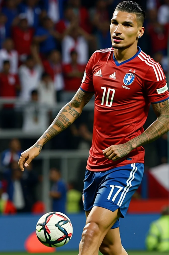 Paolo guerrero con la copa america 