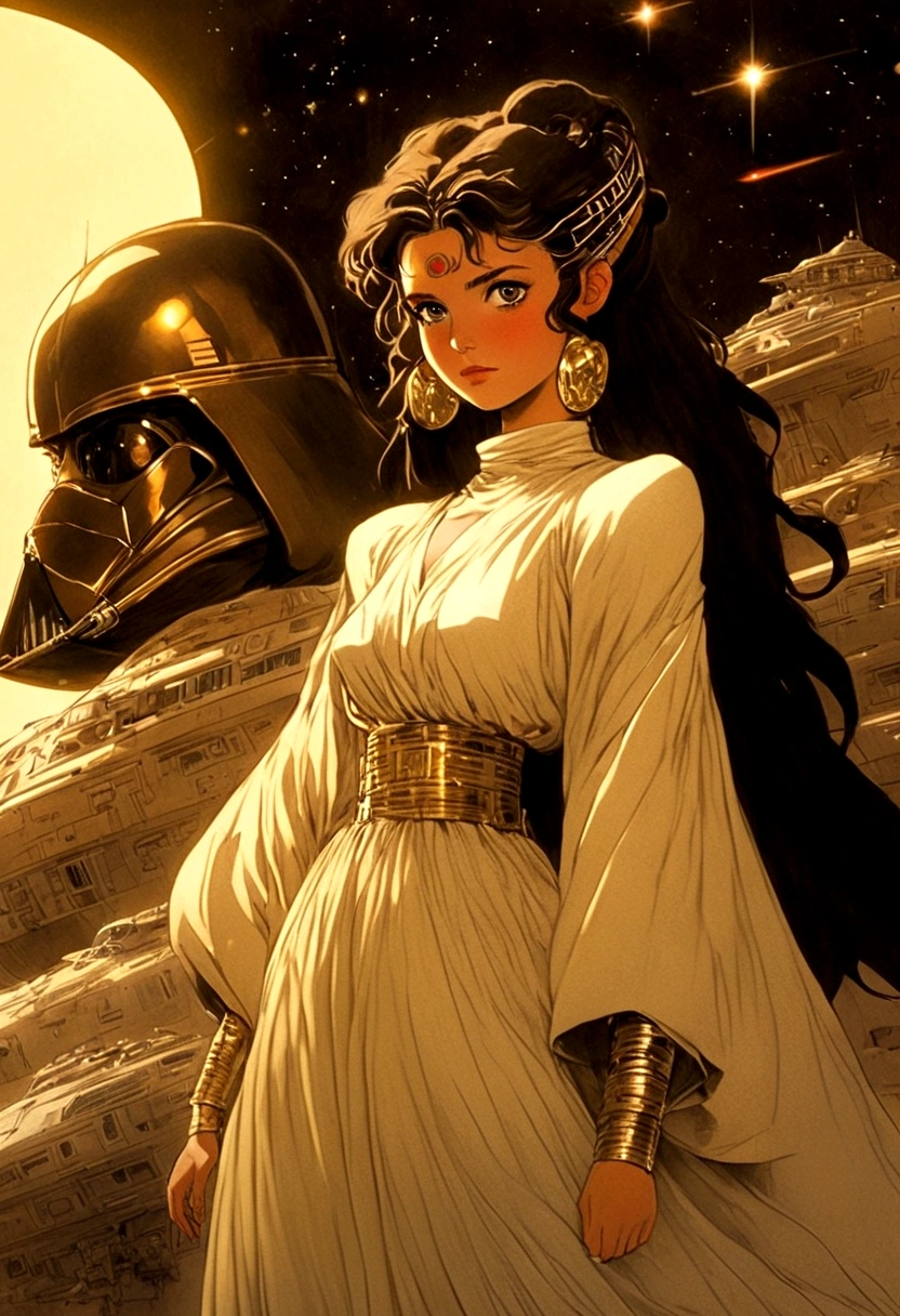 masterpiece, best quality, 4k, UHD welloff well todo exotic alienotherworldly young lady coruscant expensive kinda intricatestylish subtle somewhat modestly quite futurist dress and fashion reclining in her family's beautifully appointed designed familypenthouse/residencehome with some vivid brilliant colors shades restrained starwars universe some exotcwhiteflowy/goldsbronze fashions styles mode dress very HD HIGH RES Star Wars looks and feels with a hint of anime animated look showing her at home relaxed relaxing