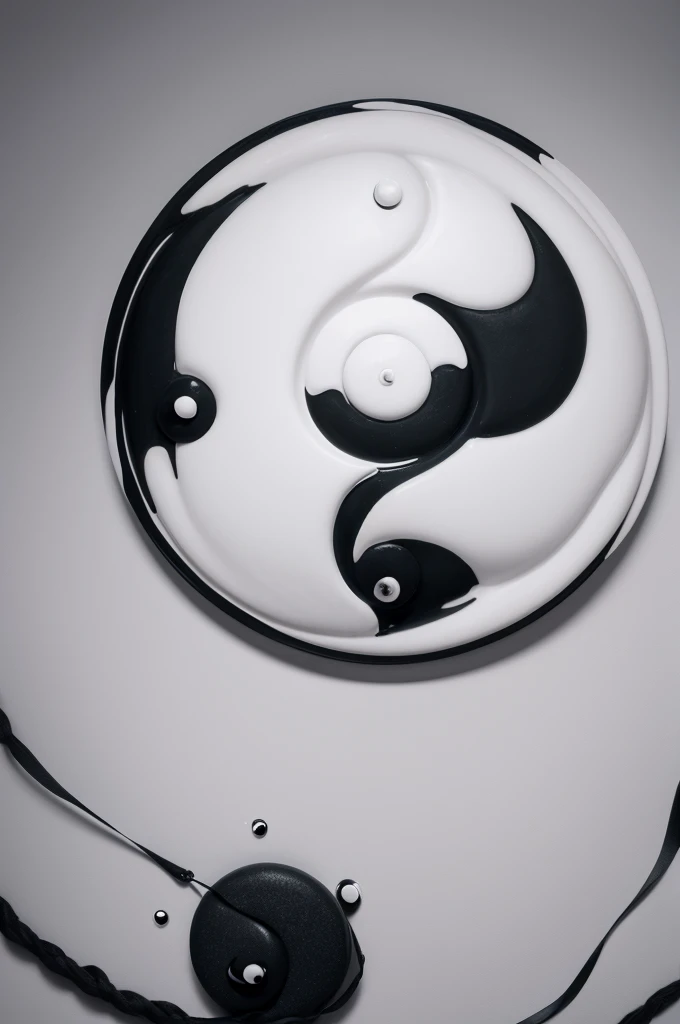 Yin yang in the form of tears