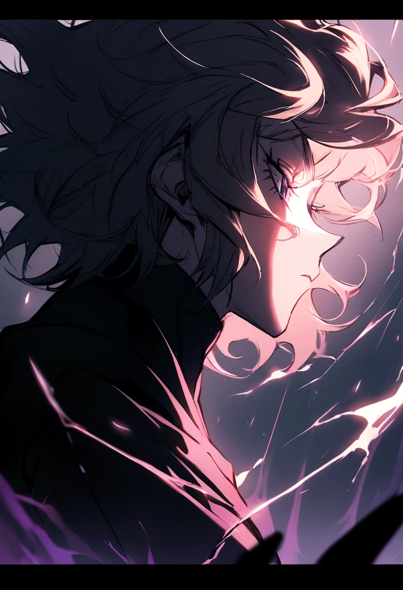 Akira Fudo, Devilman Crybaby, Male, with black clothes