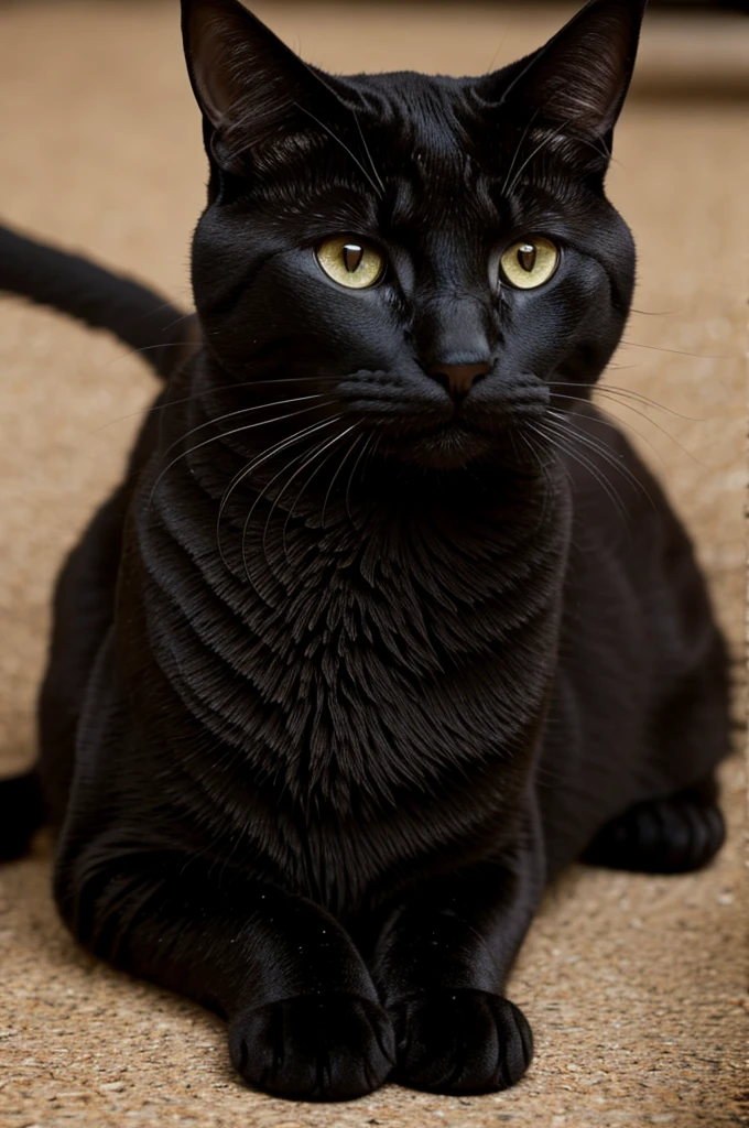 Un gato negro