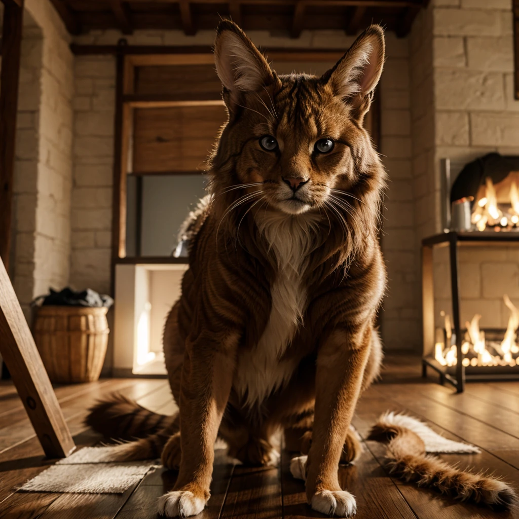 Furry qui pisse habillé 