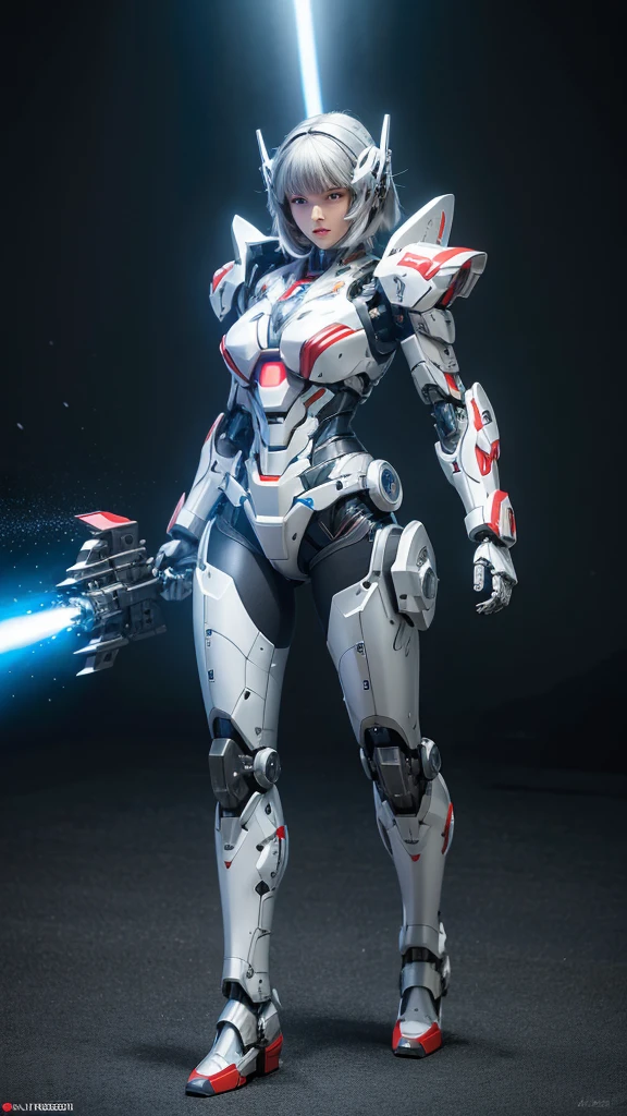  Super detailed, advanced details, high quality,  High resolution, 1080p, hard disk, beautiful,(war machine),Armor War,(Rocket Missile)Capture the big picture,beautiful,Mecha cyborg girl,battle mode,Mecha body girl,She is wearing a futuristic war machine weapon mecha,A powerful cyborg woman, sleek and futuristic, with advanced mechanical augmentations that enhance her strength and capabilities.