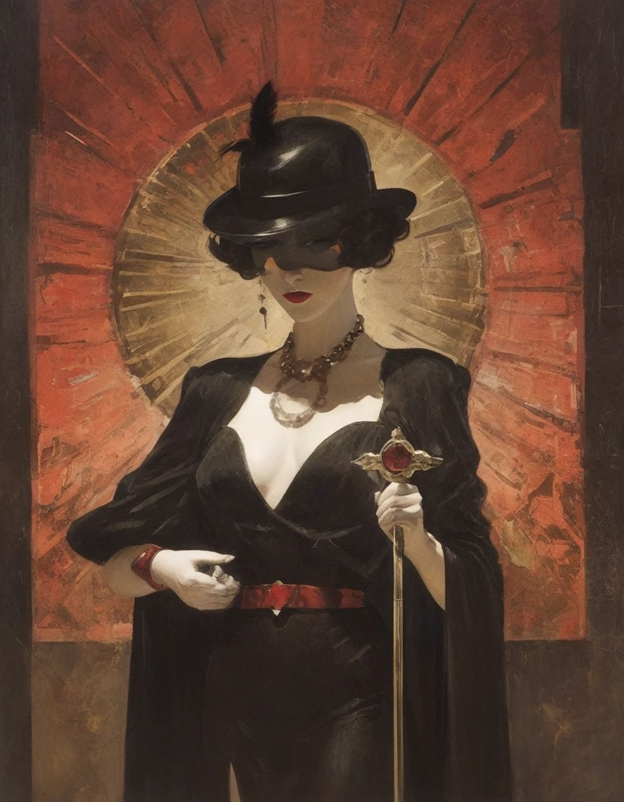 por Heinz Anger, (elementos art deco, paleta oscura, Altamente profesional, dramatic lighting, Extremadamente bello:1.4), (detalles intrincados, obra maestra, mejor calidad:1.4),
comic book art, comic art, Graphic novel illustration, mirando al espectador, Dynamic pose in the style of Nicola Samori