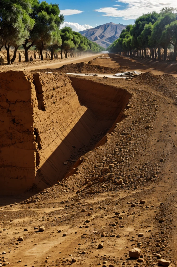 La tierra destruyendose 