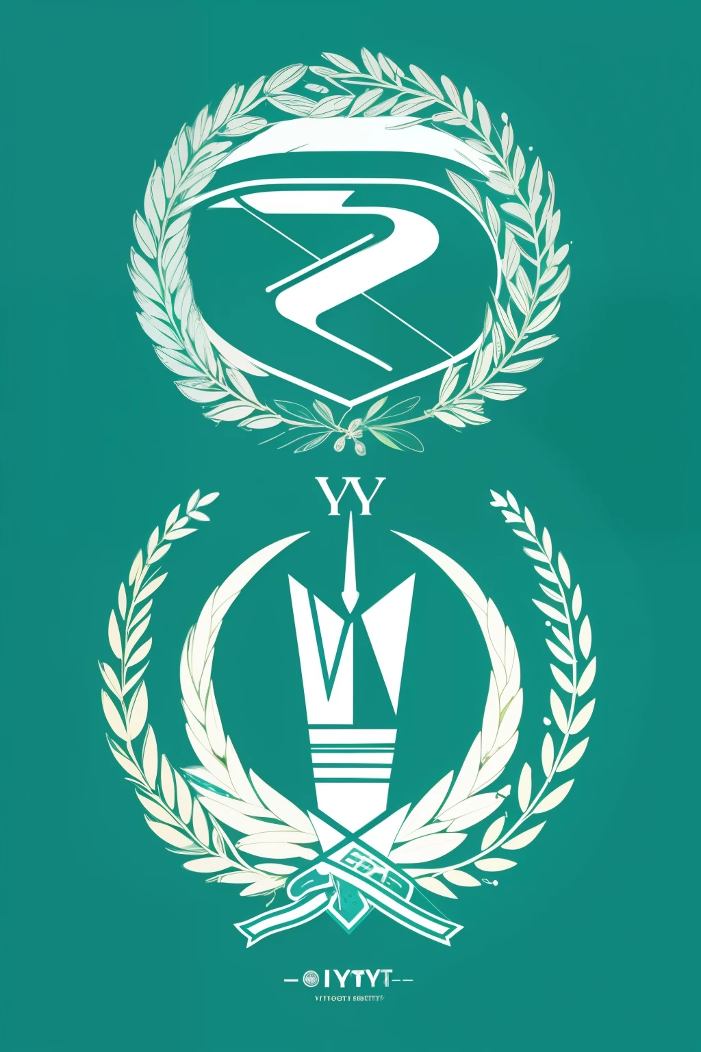 Create a refined and high-resolution logo for the Youth Vision Association (YVT) with an elegant font, featuring a captivating blue and light green color palette. Embrace a minimalistic design, embodying the essence of friendship with a symbolic knotted hands motif, subtly representing unity.
Inspired by university aesthetic, the emblem boasts a dynamic sans-serif font for the phrase "YVT BAIBU," presented in a modern and youthful manner. The design further incorporates subtle hints of graduation tassels and campus foliage, symbolizing the interactive bond of young minds as they collectively influence the trajectory of society.