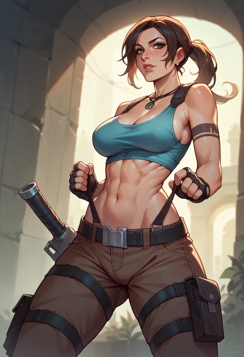 Lara Croft commits suicide