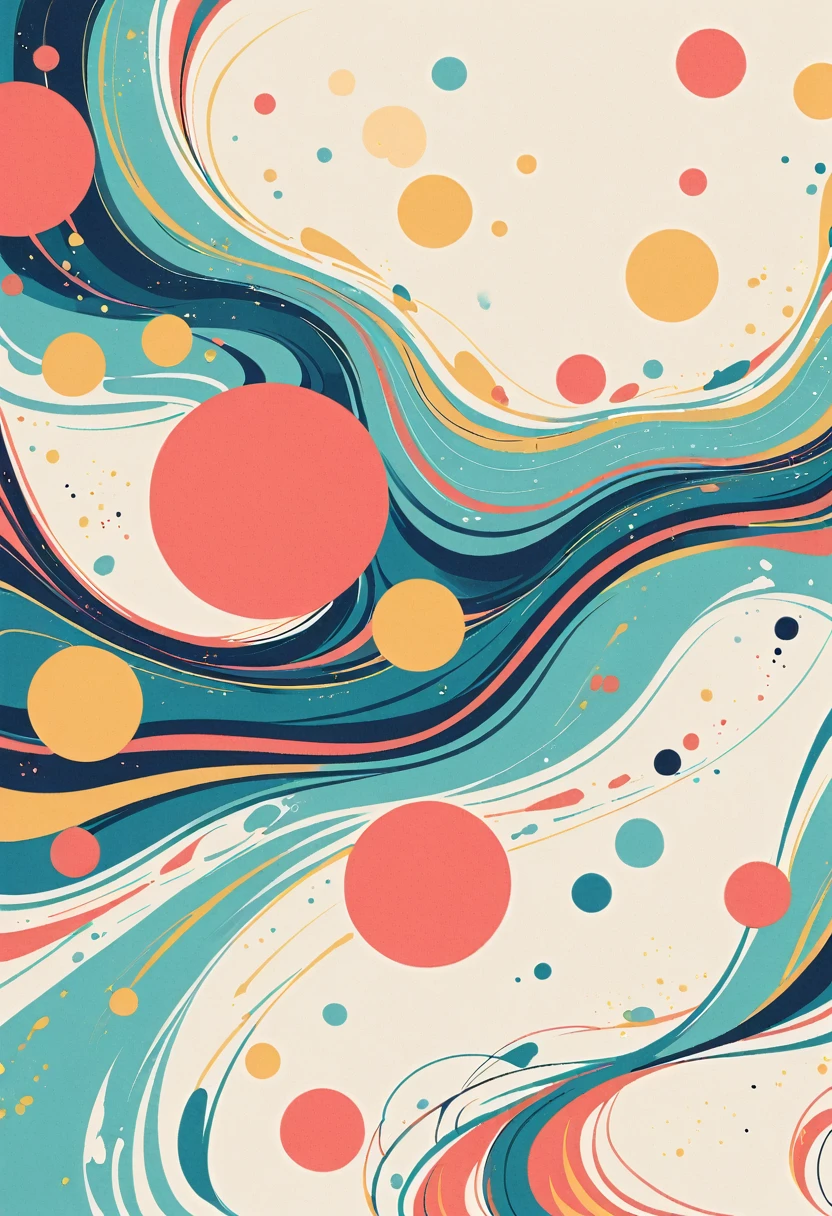 Momoko Sakura style, Simple Line Initialism,Abstract art,Urban Background, No people