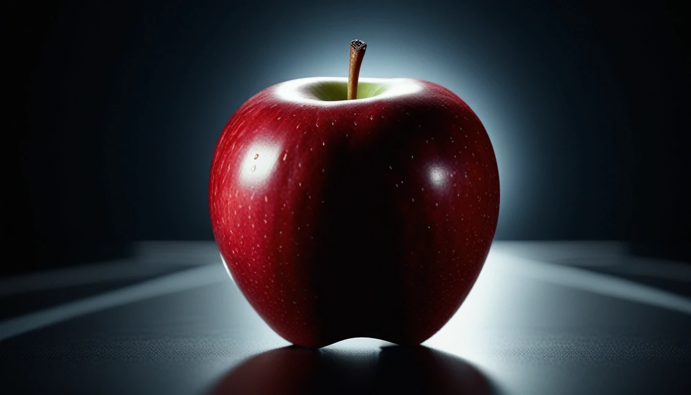 
Photo of (an apple:0.6) that looks like (a shark:0.5), cinematic, movie still, dramatic lighting, keylighting