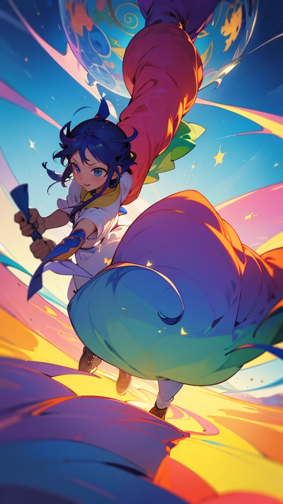 Images of a magical kingdom full of color and life, where the inhabitants have the gift of turning their dreams into reality through the Comuninatori.