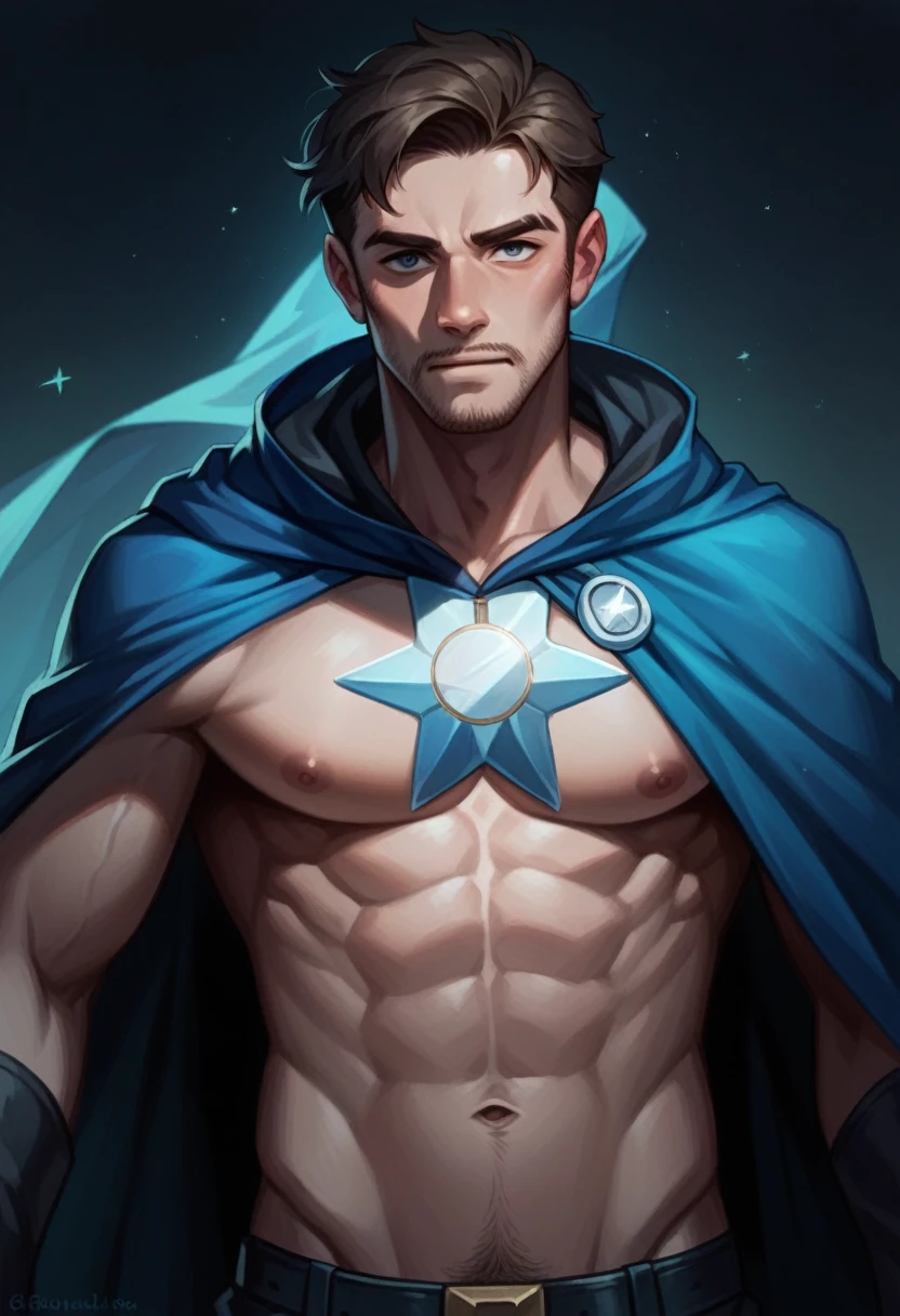 Imagem: A young man with a bright blue cape and a percentage symbol emblazoned on his chest, olhando determinado para o horizonte.
Mathematical Hero: My name is Calculus, the mathematical hero! And I'm ready to face any challenge that mathematics presents to me!