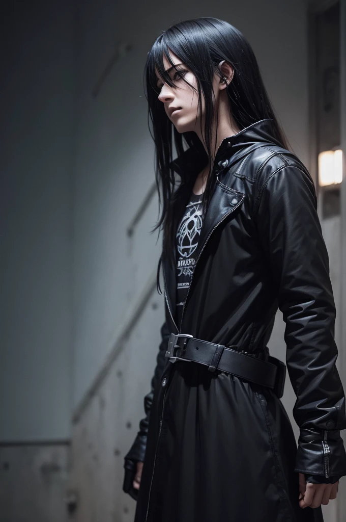 Criar imagem de um personagem de anime dark