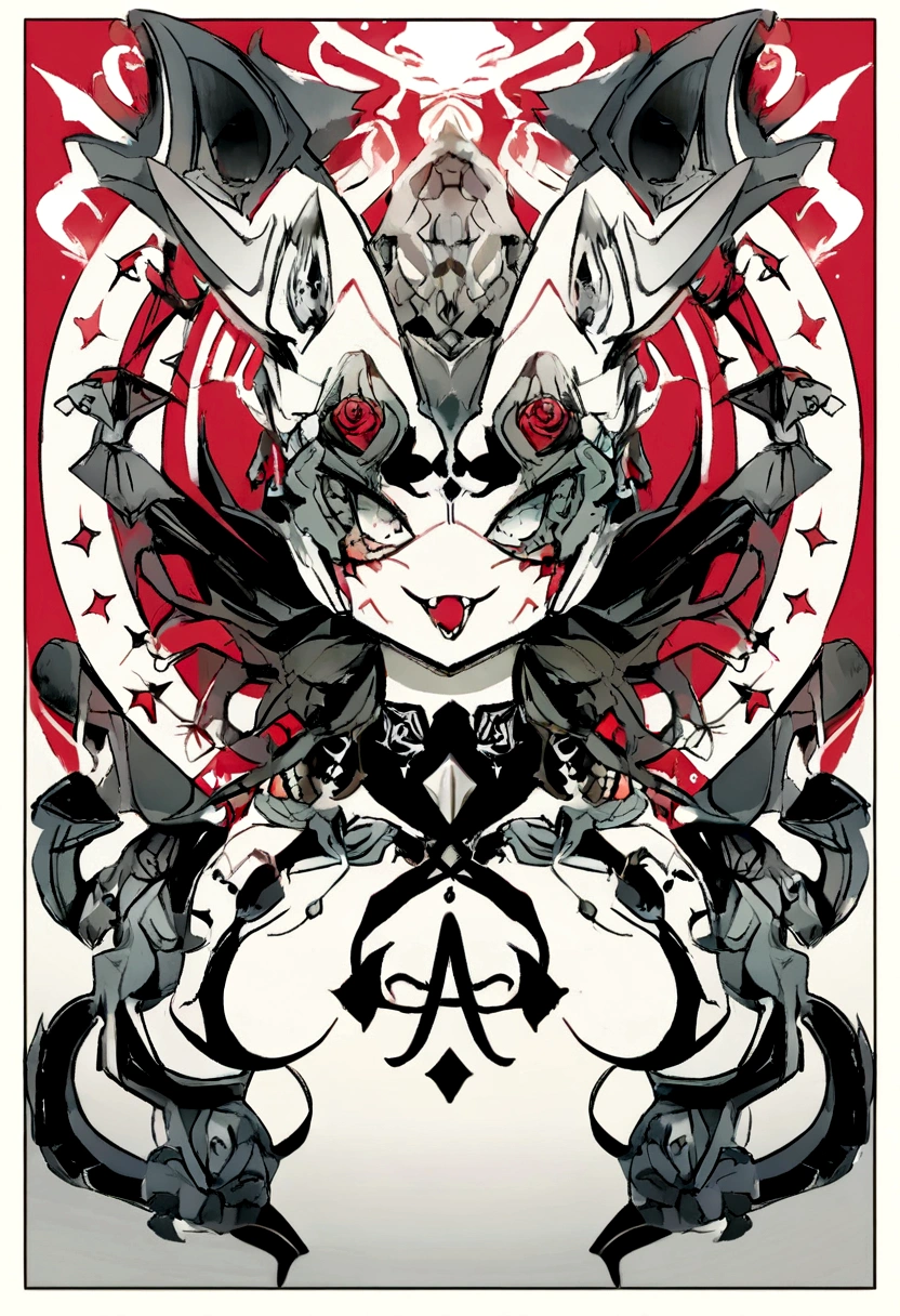 Logotipo de uma mascara oni , com as letras M, A, O e I