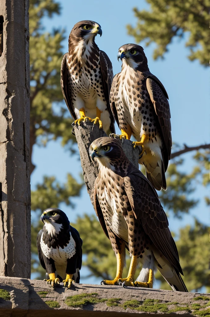 falcon with a panther