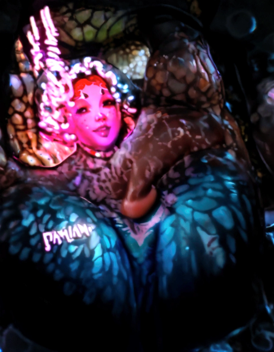 (photo of a sexy soldier riding a jetbike through a tropical jungle)+, (stunning eyes), (massive tits)++, (techwear)++, lightsaber, (bioluminescent trex)+, (cyberpunk, flowerpunk), (pornstar), (skin texture)+, (high resolution)+, (sharp focus), depth of field, (retrowave, vaporwave), (rgb neon lights), (wide lips)-, (petite dainty), round face, (gorgeous model), (cute), (pinup)-, (bokeh)-, (hand model)-, (thailand, goosebumps)--, (freckles)-----, (stretch marks)-----, (high cheek bones)-----