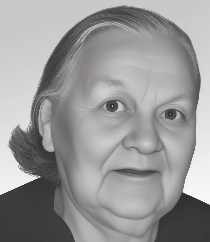 Grandmother&#39;s photo, grandmother 68 years old, pores, detailed glossy eyes, specular lighting, dslr, ultra quality. sharp focus, tack sharp, dof, film grain, Fujifilm XT3, crystal clear, 