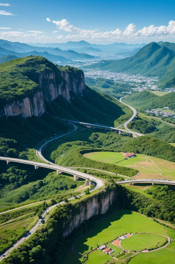 Criar imagem de uma paisagem fiqueticia