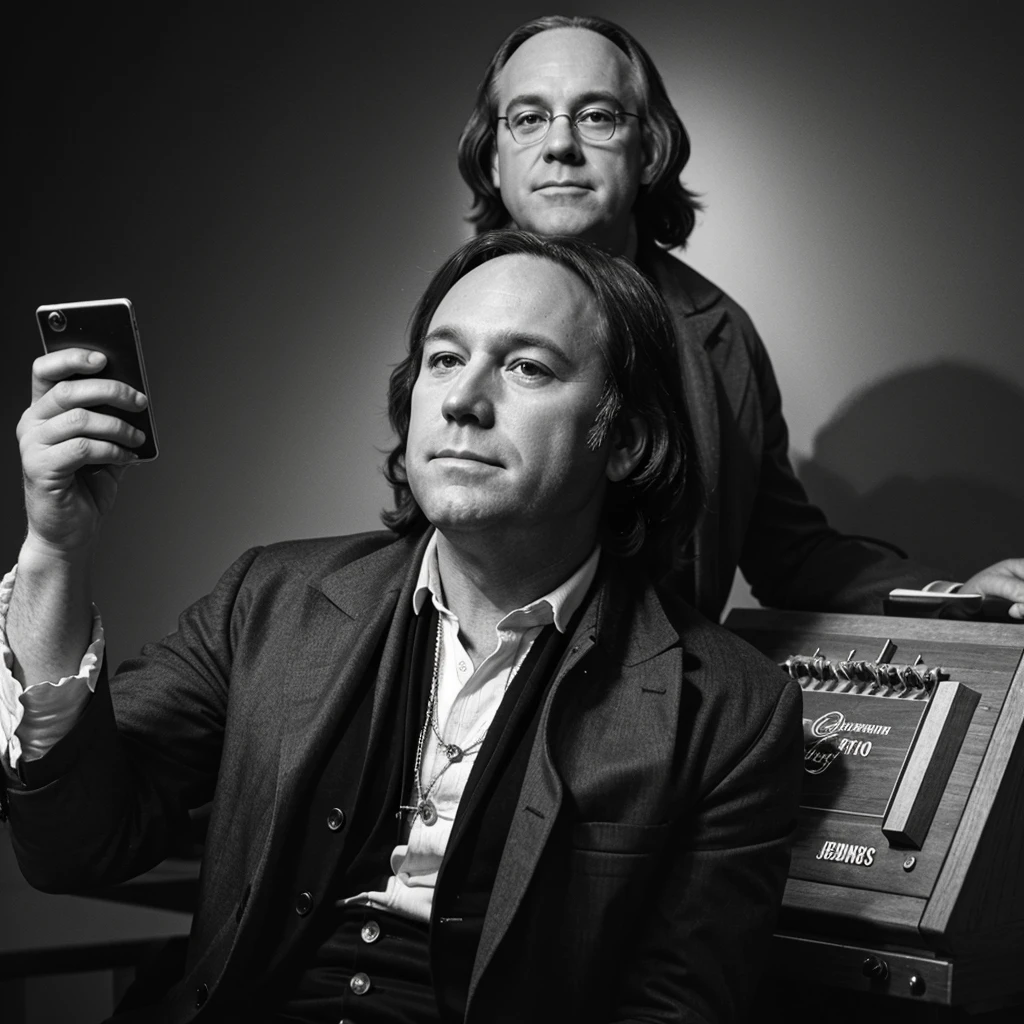Draw Alex Jones the radio host as Benjamin Franklin
