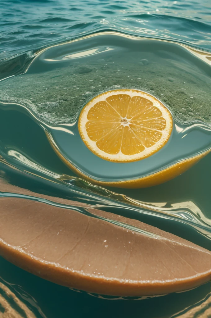 Colo uma imagem refletida dentro de um copo com agua