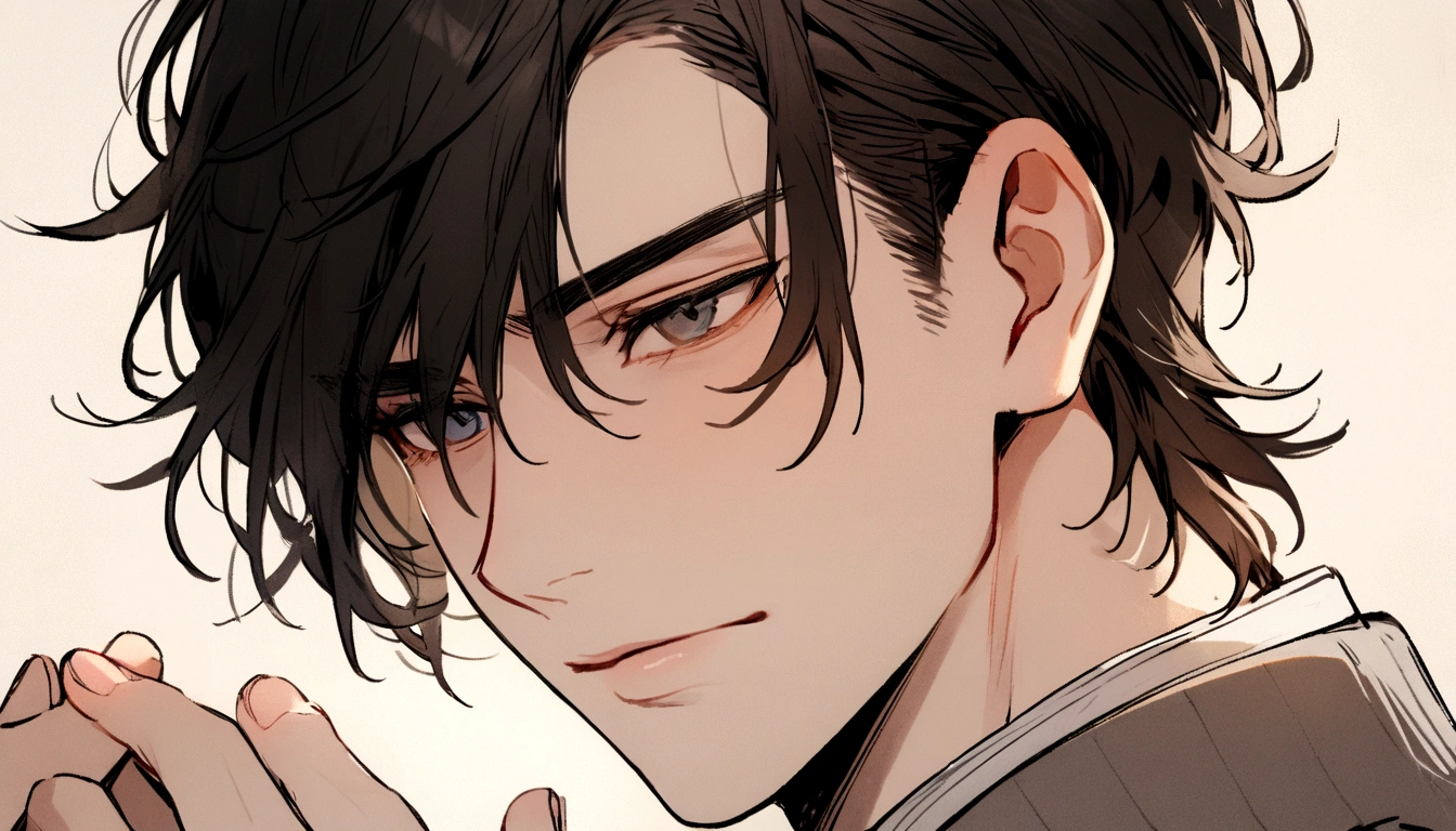 Portrait of a handsome young man