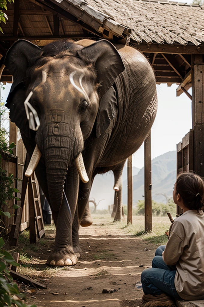 The story of the elephant and the bees