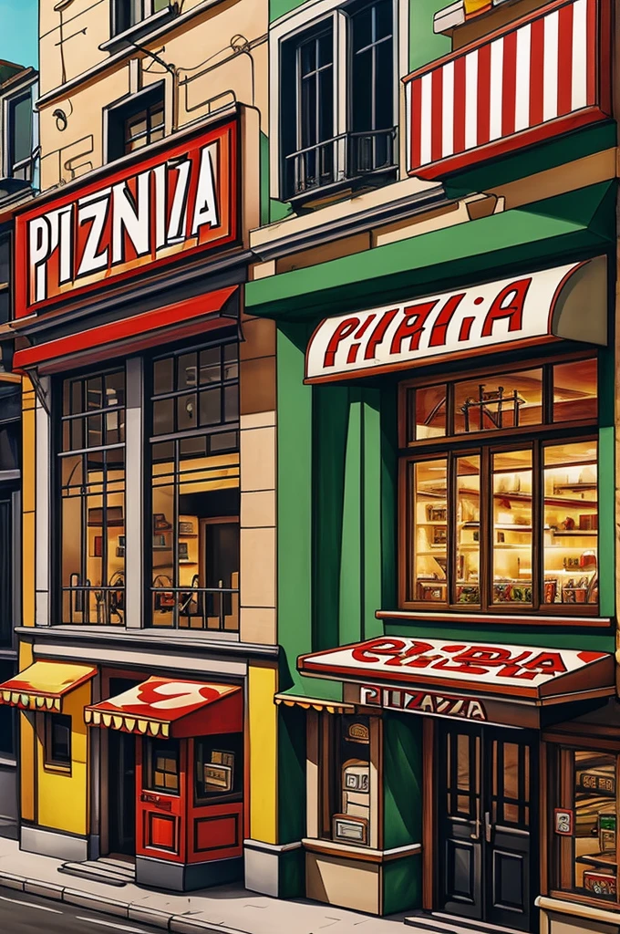 drawing pizzeria from five nigt&#39;s atts freddys
