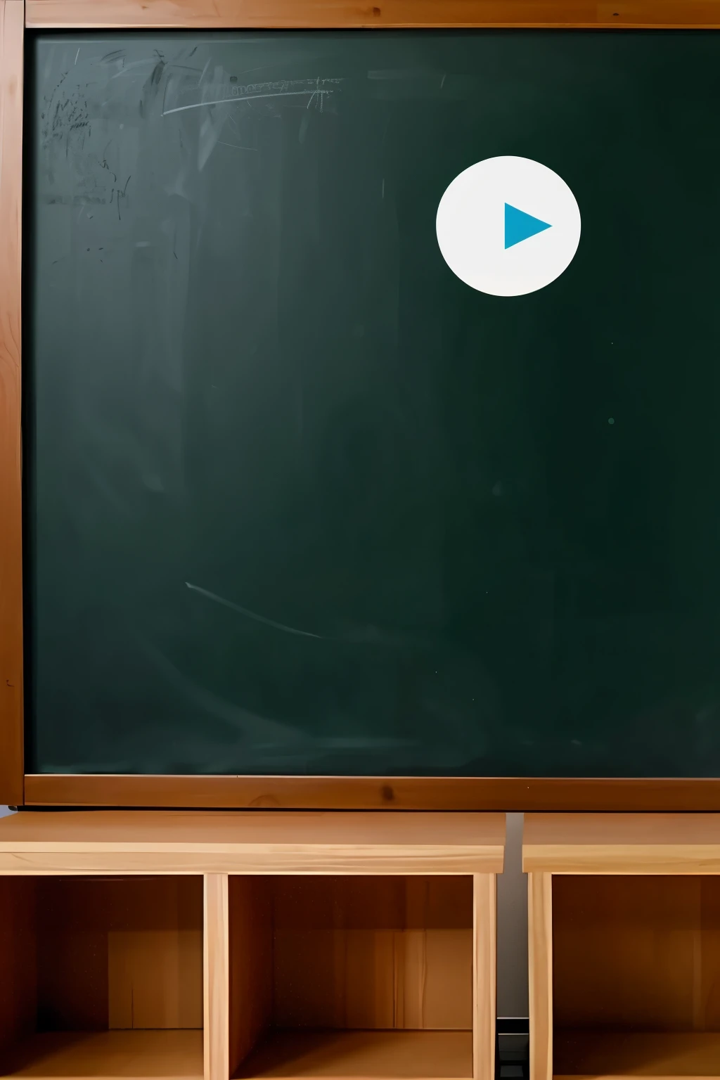 animation of a  presenting with a blackboard
