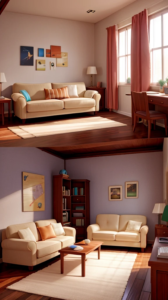 Studio room with sofa