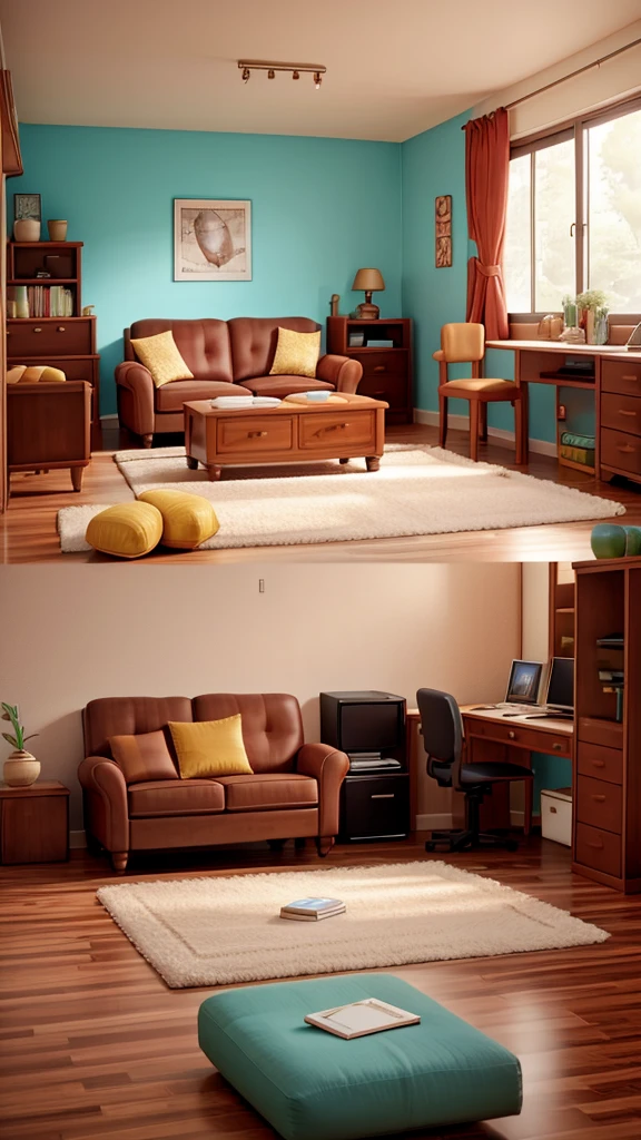 Studio room with sofa