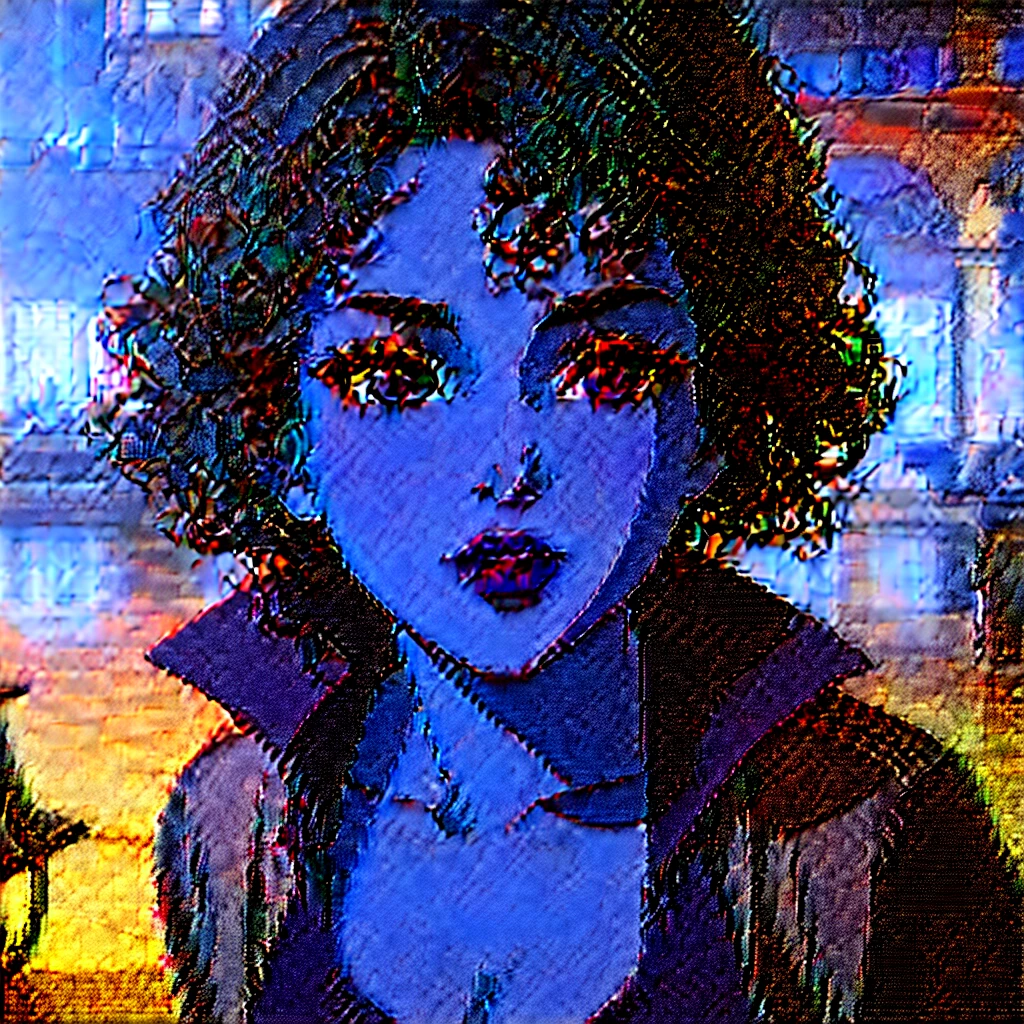 A dark-skinned girl with curly brown hair in a short ponytail and red eyes, wearing a burgundy top with cleavage and exposed abdomen, denim shorts and high boots, photorealistic, detailed facial features, beautiful detailed eyes, beautiful detailed lips, extremely detailed face, long eyelashes, realistic skin texture, 1girl, birthday scene, cinematic lighting, dramatic atmosphere, vibrant colors, chiaroscuro, vibrant red accents, moody shadows, surreal, fantasy, ethereal, dreamlike