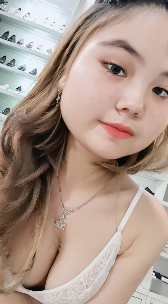 Innocent 20 year old girl、((White tank top, Dramatic poses)),Smile,short-cut,Natural park、Raw photo, (8K、top-quality、masterpiece:1.2)、(intricate detailes:1.4)、(Photorealsitic:1.4)、octane renderings、Complex 3D rendering ultra detail, Studio Soft Light, Rim Lights, vibrant detail, super detailing, realistic skin textures, Detail Face, Beautiful detail eyes, Very detailed CG Unity 16k wallpaper, make - up, (detailedbackground:1.2), shinny skin, Full body、cleavage of the breast,((Standing with hands folded behind your back、Leaning forward、Angle from above))
