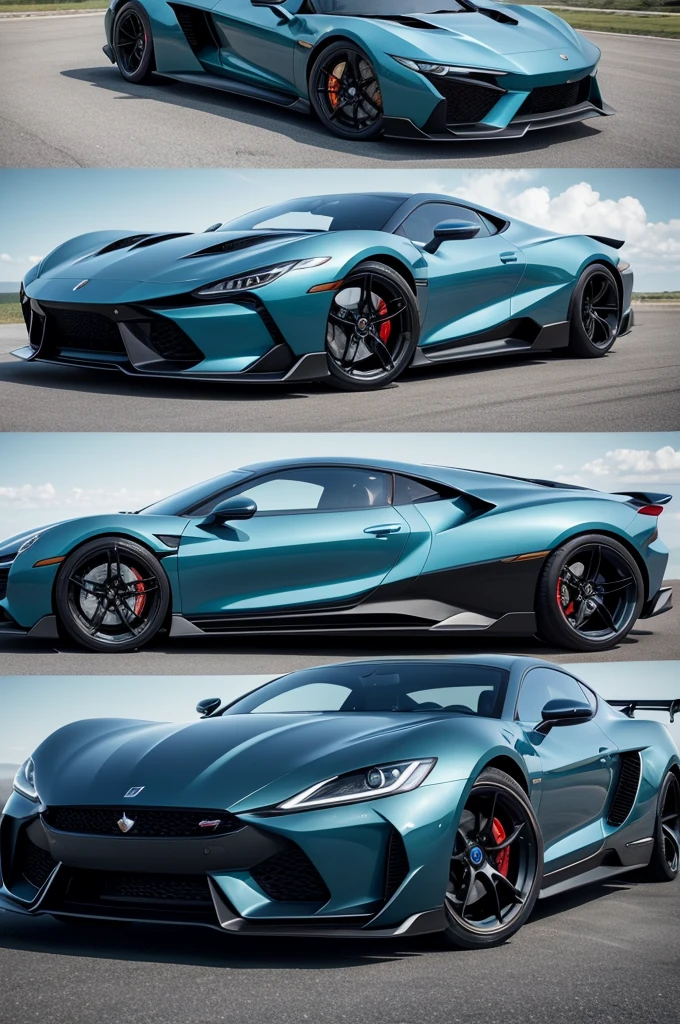 Criar uma imagem de carros futuristas 