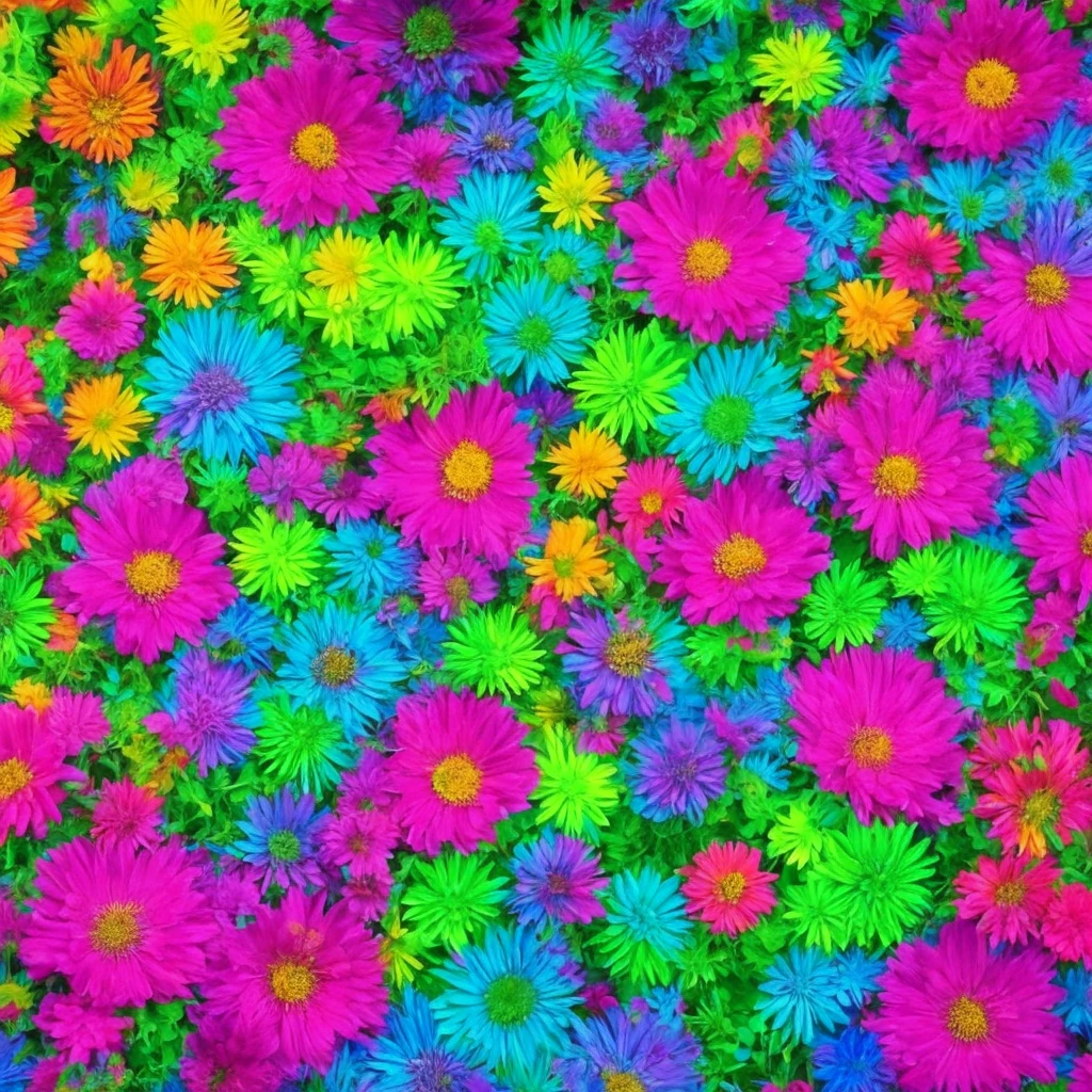 flor neon magica