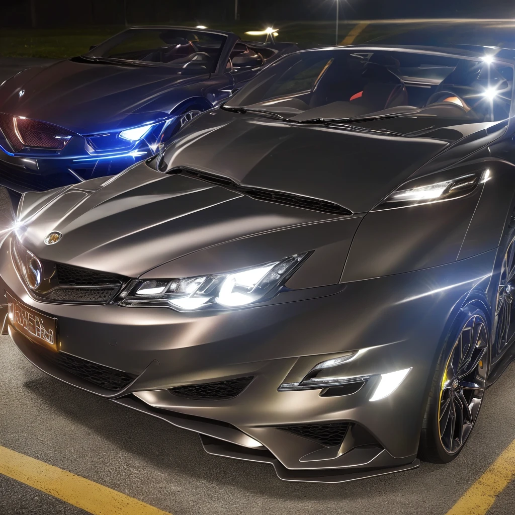 a car headlights turned on, a glowing car headlights, detailed car headlights, realistic car headlights, cinematic car headlights, dramatic car headlights, glowing car headlights in the dark, dramatic lighting on car headlights, detailed and realistic car headlights, intricate car headlights design, (best quality,8k,highres,masterpiece:1.2),ultra-detailed,(realistic,photorealistic,photo-realistic:1.37),HDR,studio lighting,extremely detailed car headlights,vivid colors,cinematic lighting