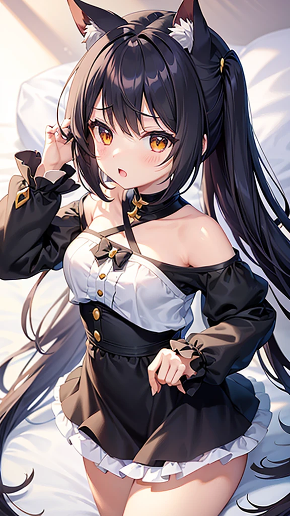 Creates a girl with black and curly hair, black skin, black eyes and the name Mayza from the anime Boku no Hero