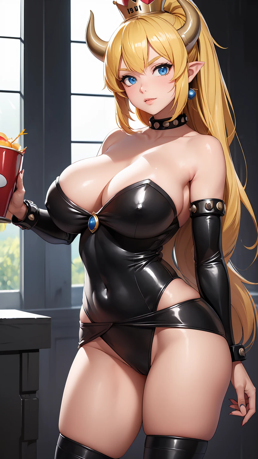 (best quality). (Ultra Detalhado). (1girl), Olhando para o Viewer. (Antecedentes detalhados). belos olhos detalhados. rosto delicado e bonito. (high saturation), seios grandes, droopy breasts, (((sexy soldier outfit))), off shoulders, off breasts