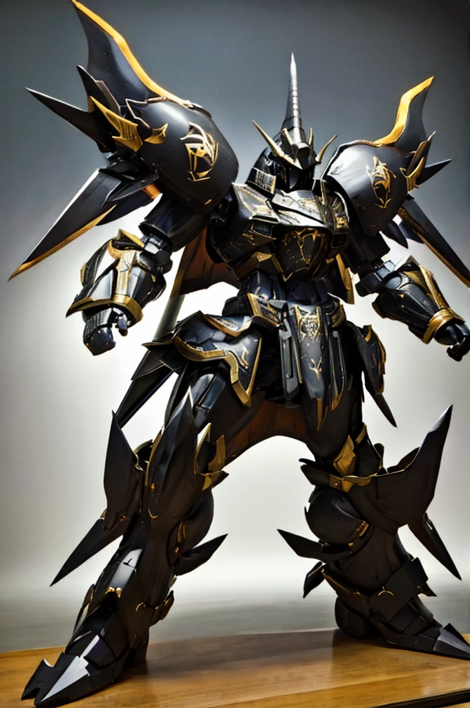 mecha, black armor, legendary