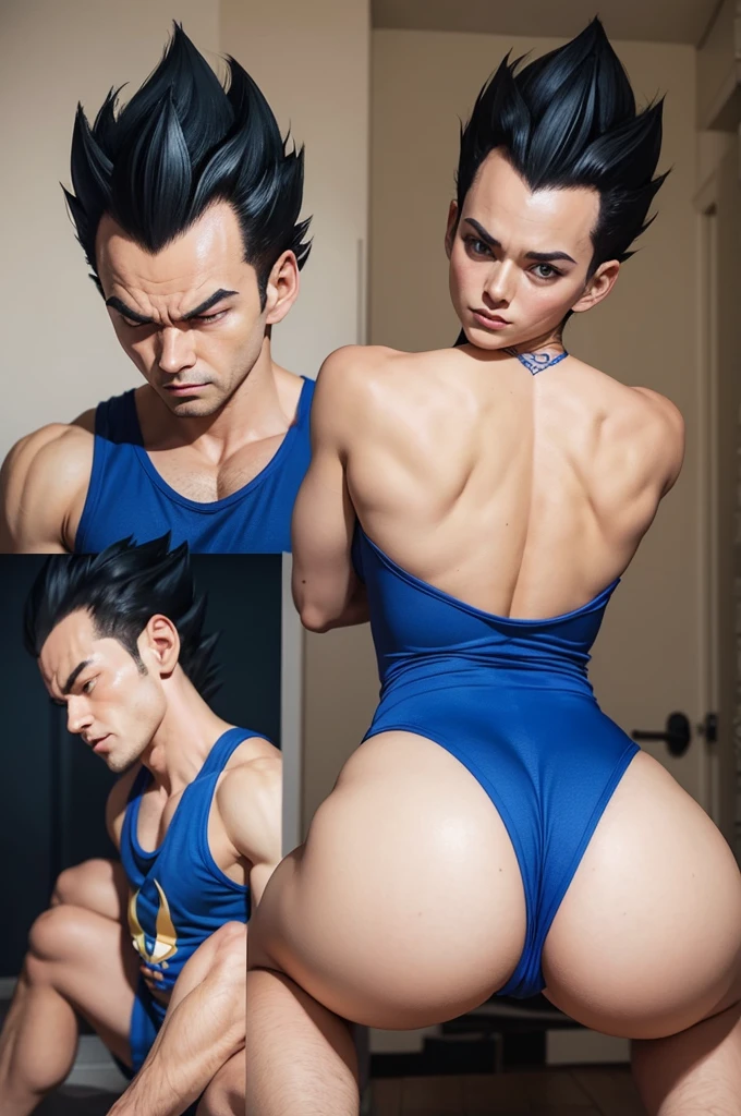 Vegeta slapping his ass