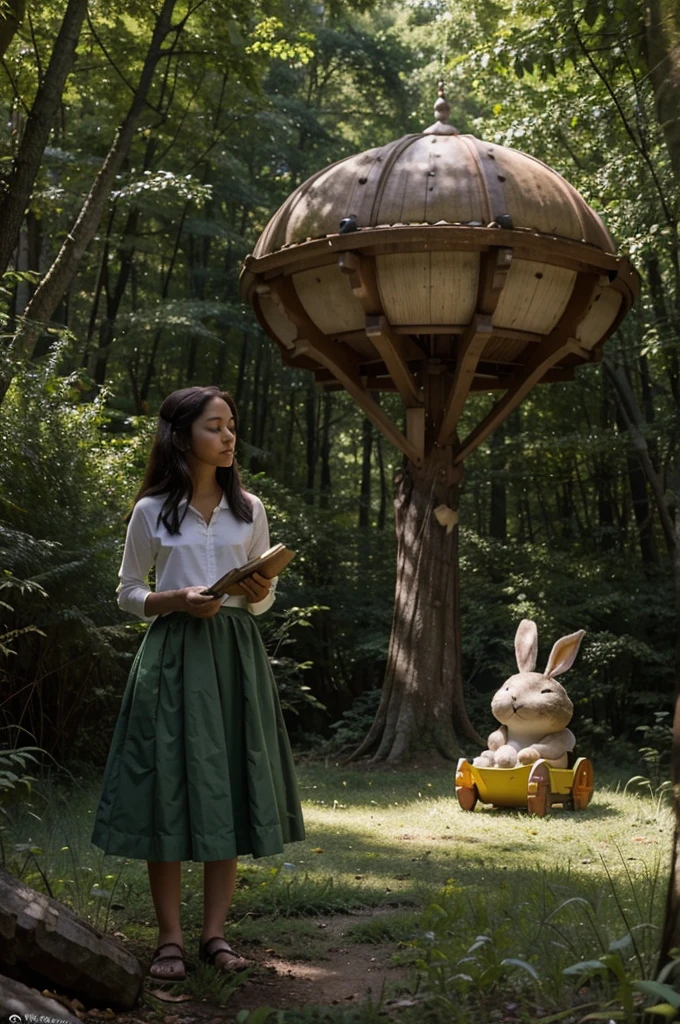 In a peaceful forest, there lived two friends named Ria is a Rabbit and Tommy is a Turtle. Although they were different, they always played and explored together. One day, they heard about a treasure hidden at the top of Rainbow Hill.