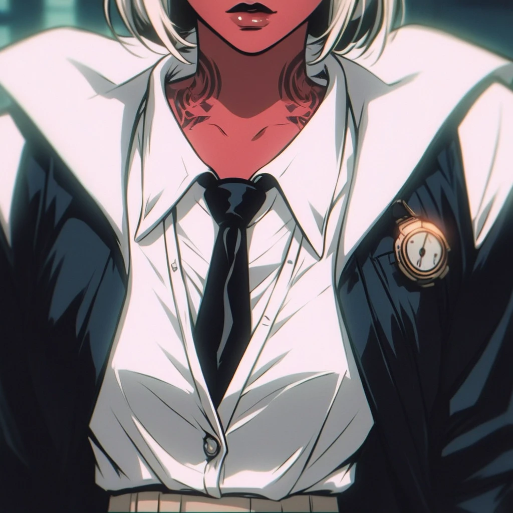 score_9, score_8_up, score_7_up, score_6_up, score_5_up, score_4_up,
BREAK
vintage, 1990s \(style\),
Long exposure photo of a tiefling_demon_woman, 20 years old, (((skirt suit))), (((three-piece suit))), (((necktie))), windsor necktie, (((dress shirt))), (((blazer))), (((suit jacket))), (((waistcoat))), bodycon miniskirt, pencil skirt, tie clip, pocket watch, pocket square, cufflinks,, awardwinning, amazing details, best quality, (red skin color), Blurred motion, streaks of light, surreal, dreamy, ghosting effect, highly detailed, pretty, fantasy, tattoo,
(natural skin texture, hyperrealism, soft light, sharp),(close-up shot) artistic photoshoot,