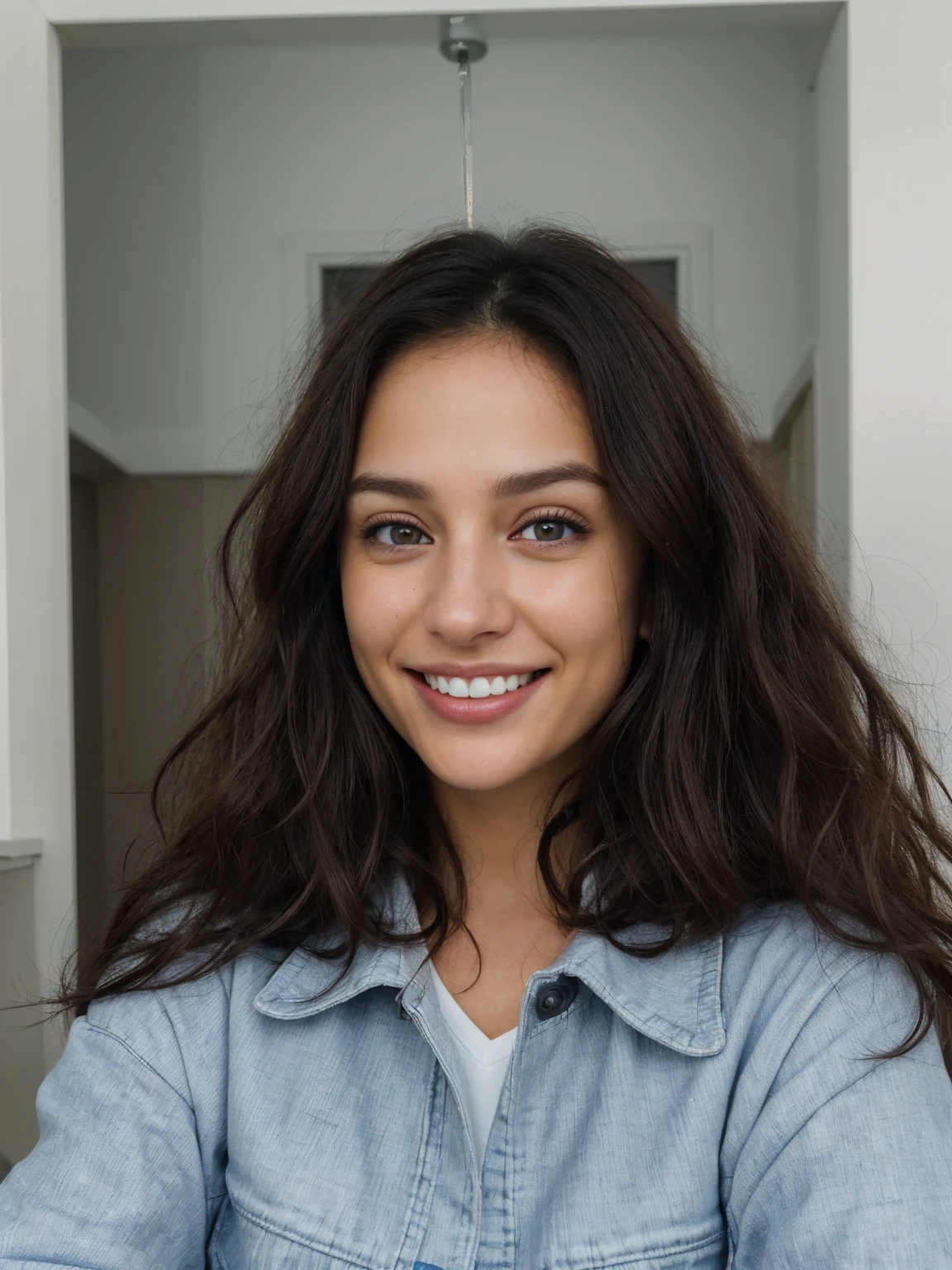 ultra realistic, white teethes